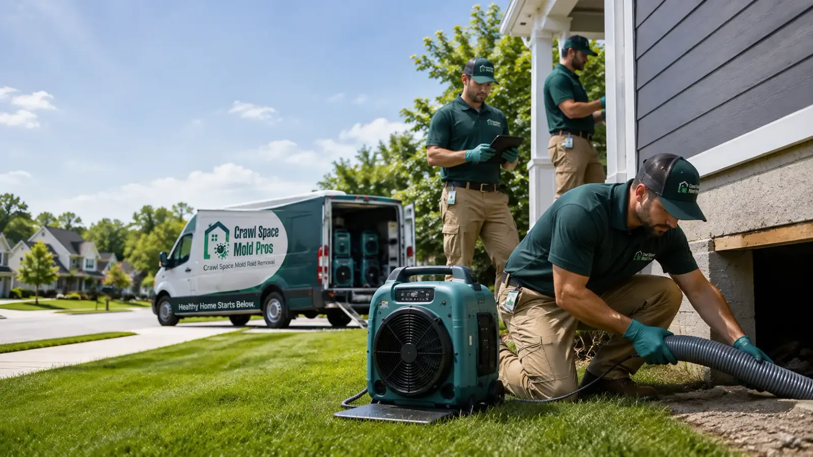 Crawl Space Mold Removal in Pardeeville, WI